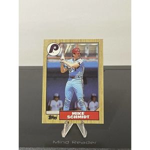 1987 Topps 430 Mike Schmidt Philadelphia Phillies Baseball Error Card